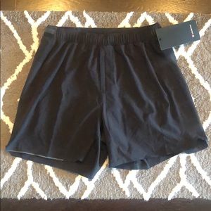 NWT Lululemon Surge 6” Lined Black Shorts